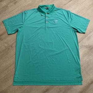 Peter Millar Summer Comfort Whistling Straits Golf Polo Shirt Mens XXL 2XL